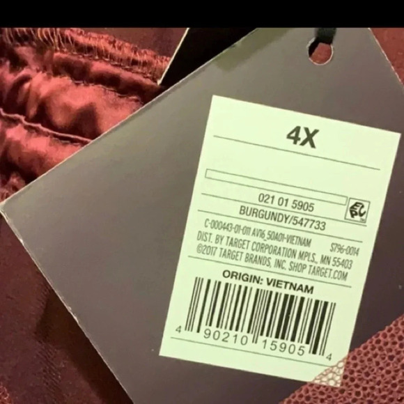 Ava & Viv Ruched Back V-Neck Top 4X New - Picture 6 of 8